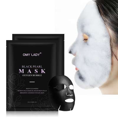 omy lady Janpese facial mask sheet charcoal peel off face mask for wrinter